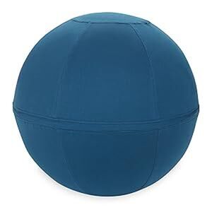 Gaiam Balance Ball Chair Teal Blue  Cover 52cm Ball New